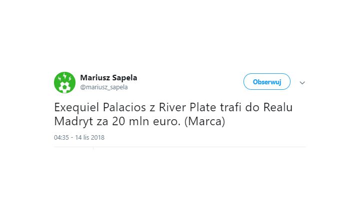 ''MARCA'': Pierwsze zimowe wzmocnienie Realu Madryt!